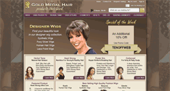 Desktop Screenshot of goldmedalhair.com